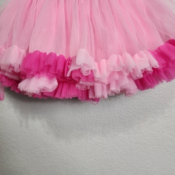 Jona Michelle Poofy Crinoline Pink Skirt Size 5/6 - Picture 3 of 12